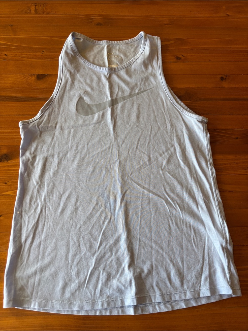 Nike Women’s Pale Blue Swoosh Tank Top. Excellent condition, size XS